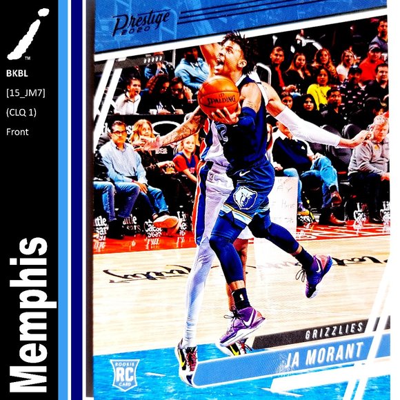 Panini Other - Memphis Grizzlies (Ja Morant) - BKBL [15_JM7] - Rookie Card (RC)